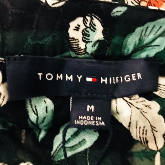 Tommy Hilfiger Medium Urban Folklore Long Sleeve Floral Peasant Top NWT - Picture 6 of 11